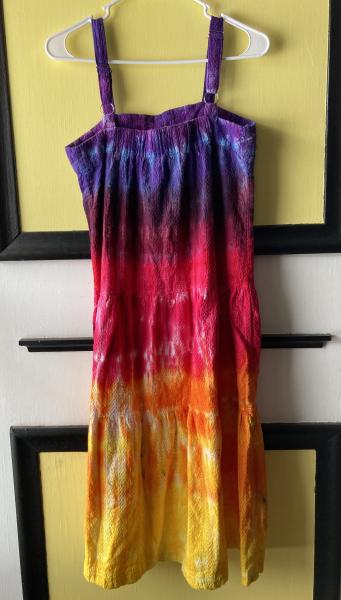 Sunset Tie Dyed Sleeveless Dress