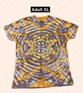 store/p/Orange-Brown-Purple-Radiating-Flower-Tie-Dyed-T-Shirt-Adult-XL