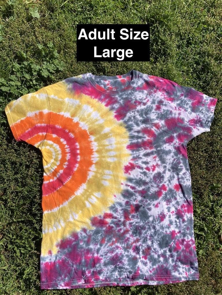 store/p/Yellow-Orange-Pink-Fanfold-Sun-on-Magenta-Gray-Crinkle-Tie-Dye-T-Shirt-Adult-Large