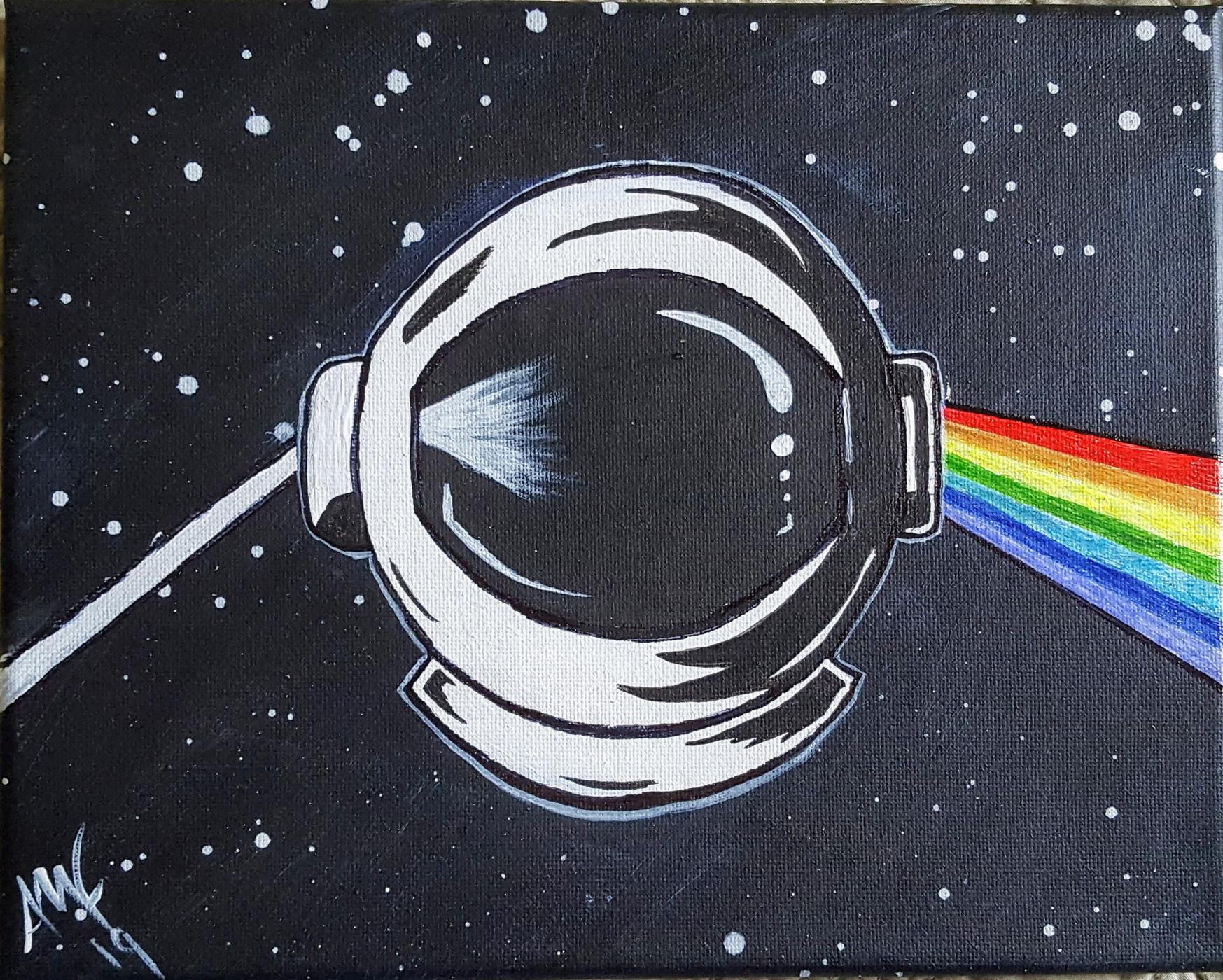 Dark Side of a Spaceman Photo Print 