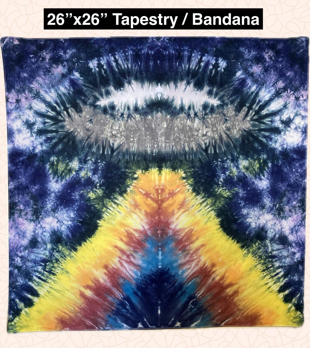 UFO Tie Dye Tapestry