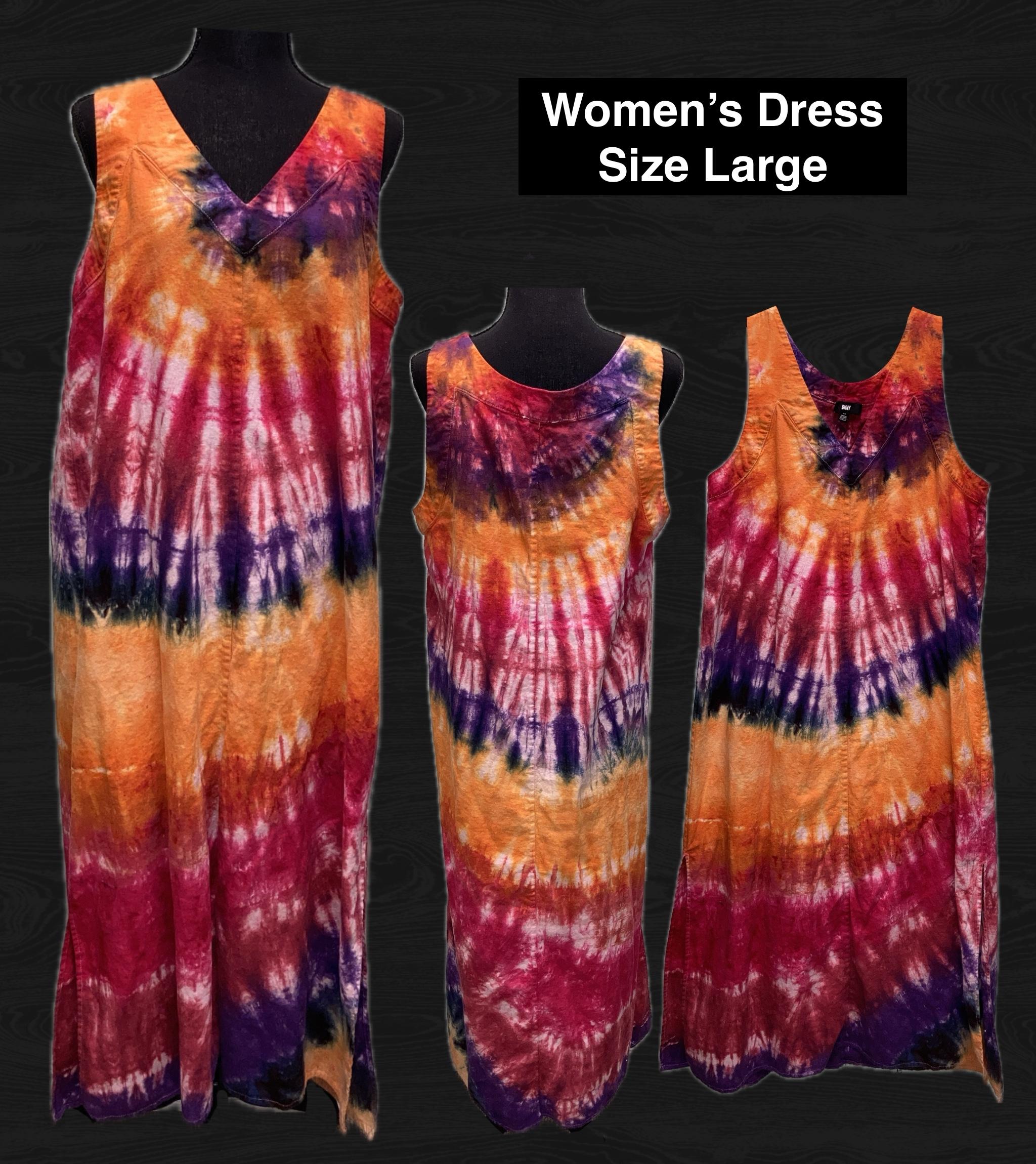 store/p/Warm-Sunset-Tie-Dyed-Women-s-Dress-Size-Large